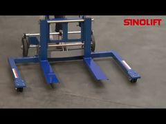 SW Series Manual Hand Winch Stacker with Straddle Legs