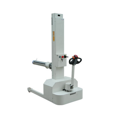 SINOLIFT CDD1019BF 1 Ton Electric Single-Arm Push-Pull Cart 1.95m Lifting Height Roll Material Handling Trolley