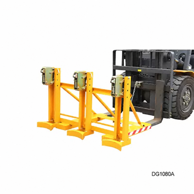 DG1080A DG1080B Mechanical Drum Grabber Forklift Automatic Clamping Capacity 450kg