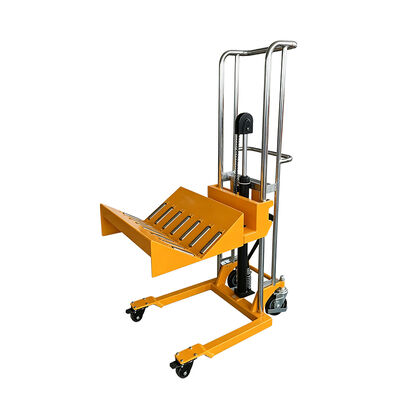 SINOLIFT PV Manual Hydraulic Roll Handling Stacker for Paper & Film Rolls