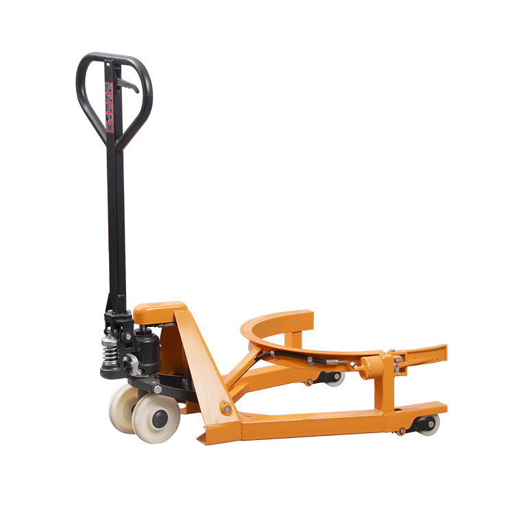 Sinolift HJ365 hand hydraulic 55 gallon oil drum pallet truck